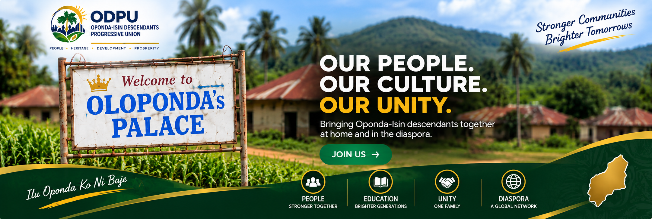 Our People. Our Culture. Our Unity. Bringing descendants together.